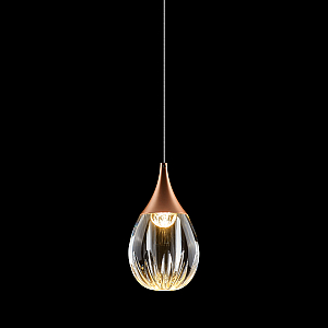 Подвесной светильник Delight Collection Stilla MD24001004-1A copper/clear