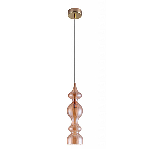 Подвесной светильник Crystal Lux Iris SP1 A Amber