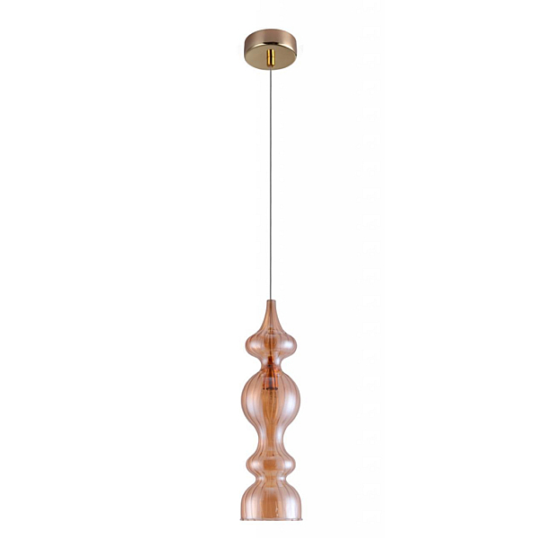 Подвесной светильник Crystal Lux Iris SP1 A Amber