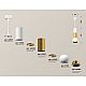 Подвесной светильник Ambrella Light Techno Spot XP1101030 (A2301, C6322, A2062, C6327, A2062, C1101, N7034)