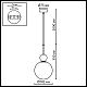 Подвесной светильник Odeon Light Lolla Midcent 4361/1A