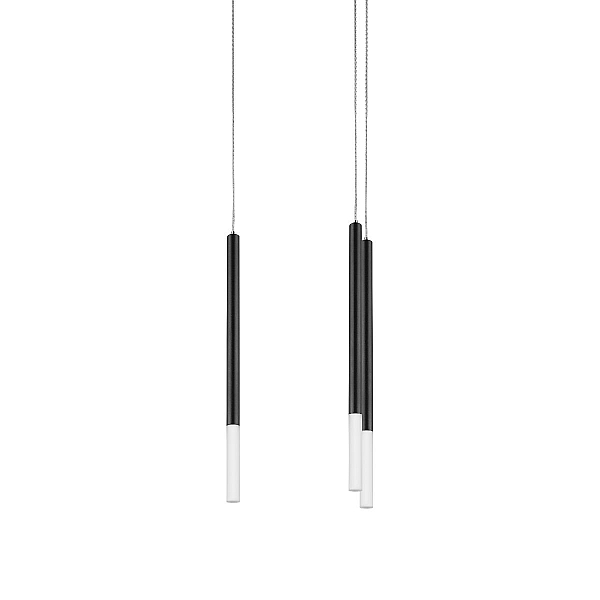 L3T747137 Люстра TUBO LED 15W 750LM 360G ЧЕРНЫЙ 3000K