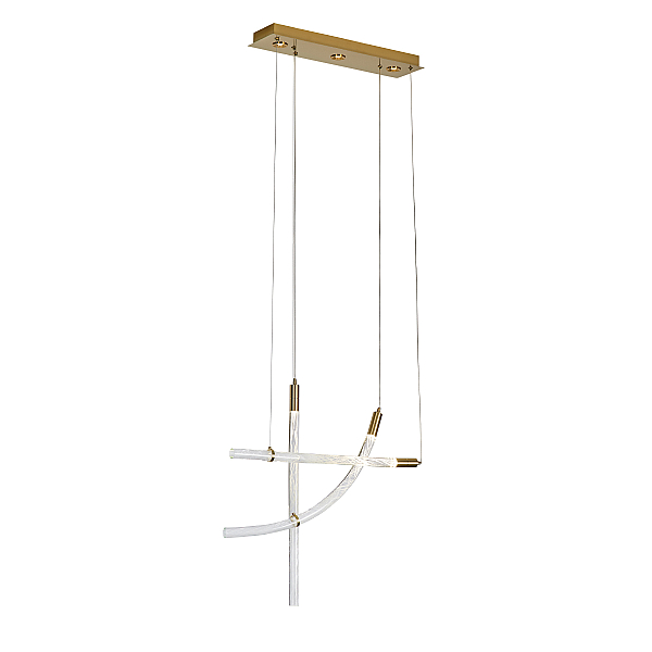 Подвесной светильник Delight Collection OD2412 OD2412-3 gold/clear