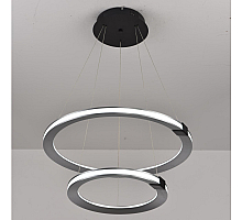 Подвесная люстра iLedex Vision 9225-6+4SD GR+BK