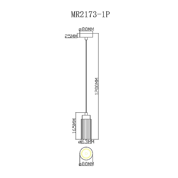 Подвесной светильник MyFar Alex MR2173-1P