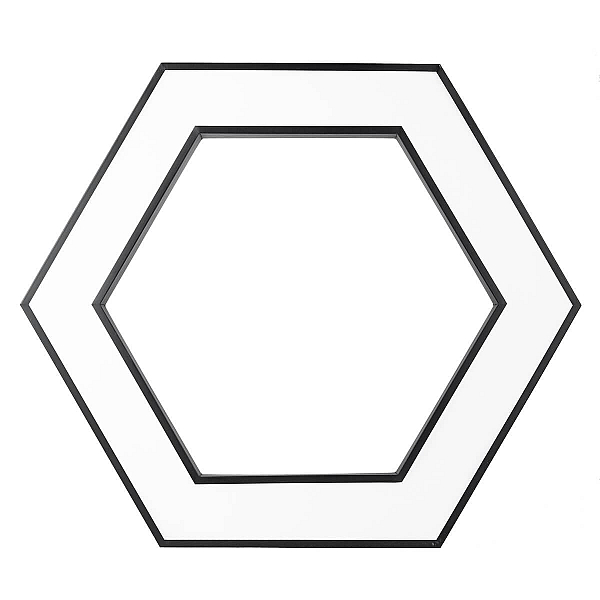Подвесной светодиодный cветильник Geometria ЭРА Hexagon SPO-123-B-40K-045 45Вт 4000К черный Б0050555