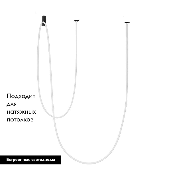 Подвесной светильник Arlight SP-TROPIC-BUILT-TRIMLESS-R18-L5000-58W Day4000 (BK, 360 deg, 230V) 043387