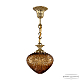 Подвесной светильник Bohemia Ivele Crystal 7003P/18 G Amber/H-1A