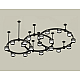 Комплект подвесного светильника Ambrella Light Techno Ring XR92222200 (A9222, A9227, C9233, C9242, C9238, C9232, N8462, N8478)