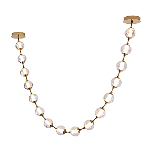 Подвесной светильник Delight Collection OD2437A-16 brass/clear
