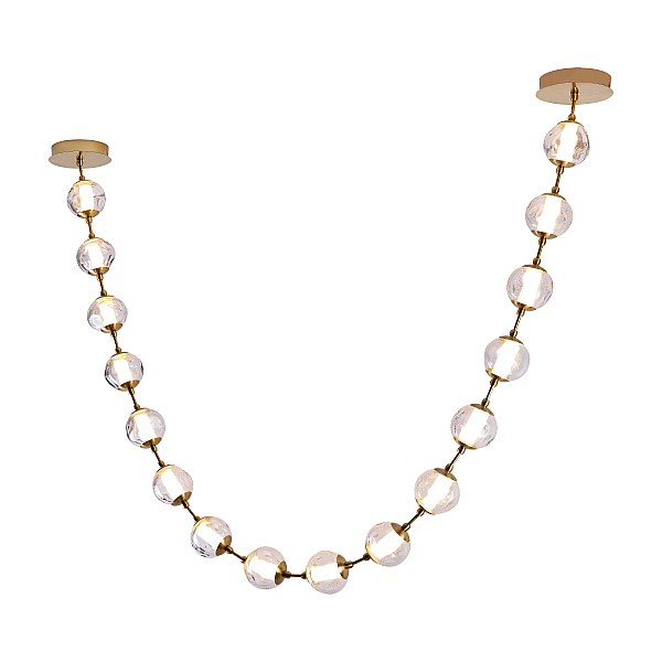 Подвесной светильник Delight Collection OD2437A-16 brass/clear