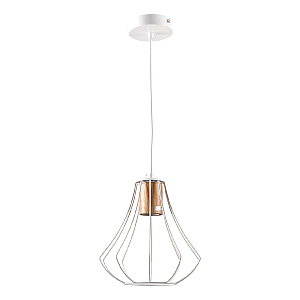 Подвесной светильник IMEX MD.9052-1-P-WH+WOOD