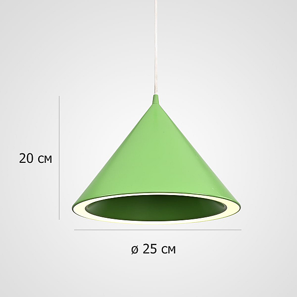 Подвесной светильник ImperiumLoft Contour Woud Annular Bright Green 302462-26