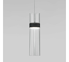 Подвесной светильник Eurosvet Lumen 50244/1 LED черный/прозрачный a061288