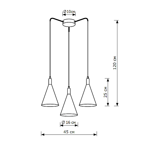 Подвесной светильник LightHall Glaro LH012080