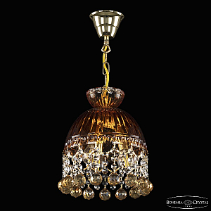 Подвесной светильник Bohemia Ivele Crystal 5478/22 G Amber/M-1G Balls K721