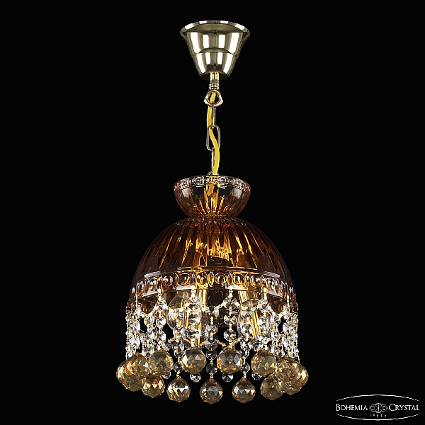 Подвесной светильник Bohemia Ivele Crystal 5478/22 G Amber/M-1G Balls K721