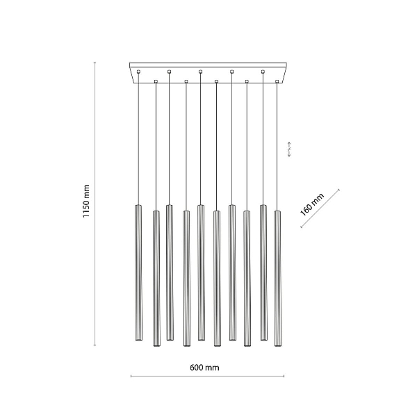 Подвесной светильник TK Lighting 11488 Ferro Sabia a072572