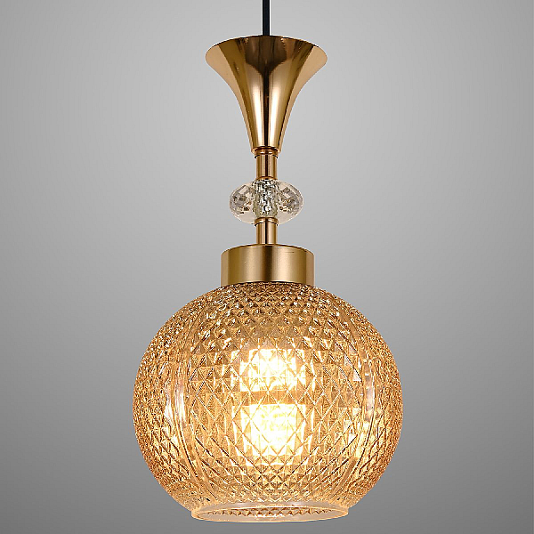 Подвесная люстра Reluce 02001-0.9-03 Amber