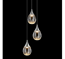 Подвесной светильник Delight Collection Stilla MD24001004-3A chrome/clear