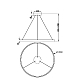 Подвесной светодиодный светильник Maytoni Rim MOD058PL-L54BSK