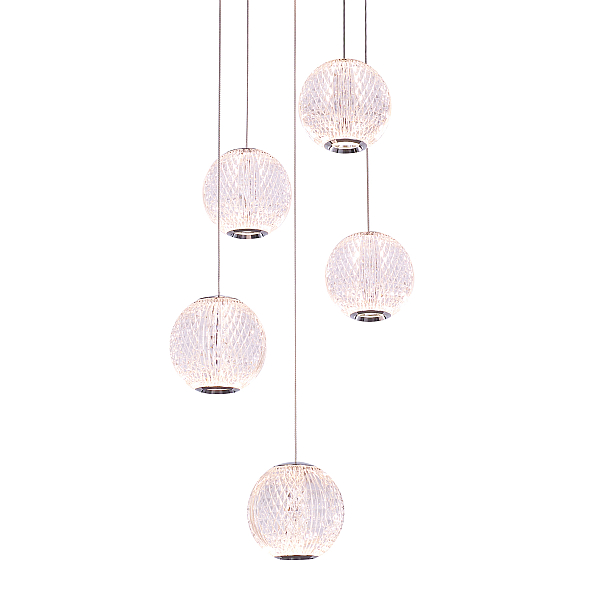 Подвесной светильник Delight Collection MD20001012 MD20001012-5A chrome