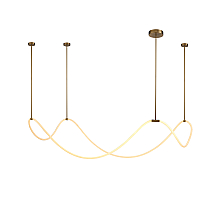 Подвесной светильник Delight Collection 10521P brass/white