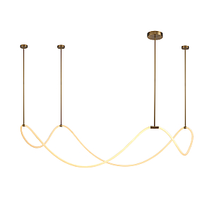 Подвесной светильник Delight Collection 10521P brass/white