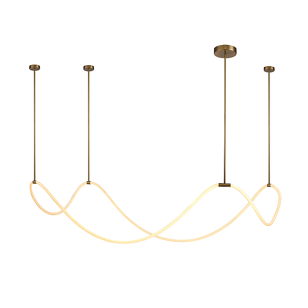 Подвесной светильник Delight Collection 10521P brass/white