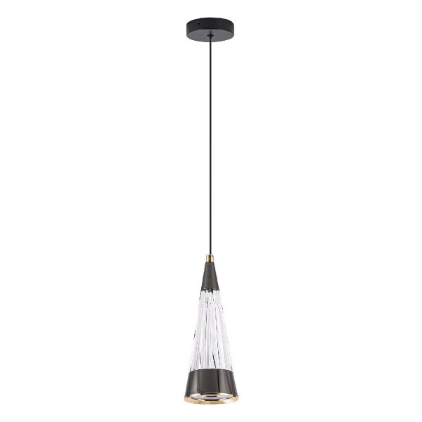 Подвесной светильник LED4U L7121-1 СR-BK Подвесной светильник LED4U L7121-1 СR-BK