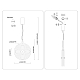 Подвесной светильник Ambrella Light High Light Crystal LH31123