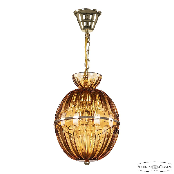 Подвесной светильник Bohemia Ivele Crystal 5480/22 G Amber/M-1H