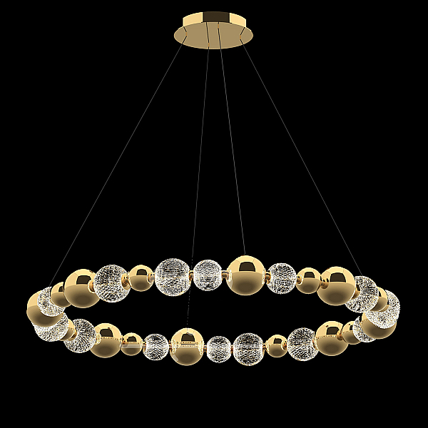 Подвесной светильник DeLight Collection Elliot Diamante MD21001002-1F gold
