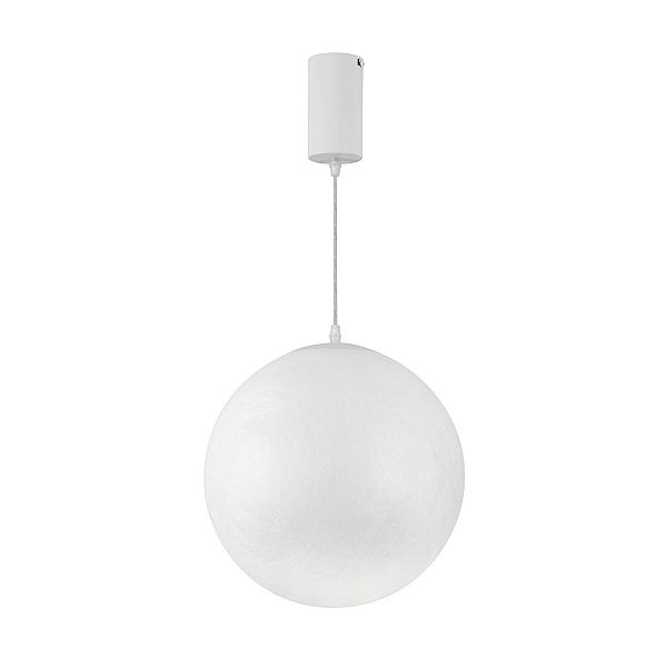 Подвесной светильник Arlight SP-SILKA-HANG-R300-7W Warm2700 (WH, 330 deg, 230V) (IP20, Натуральный шелк) 061916