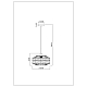 Подвесной светильник Arte Lamp Brushwood A7087SP-1BK