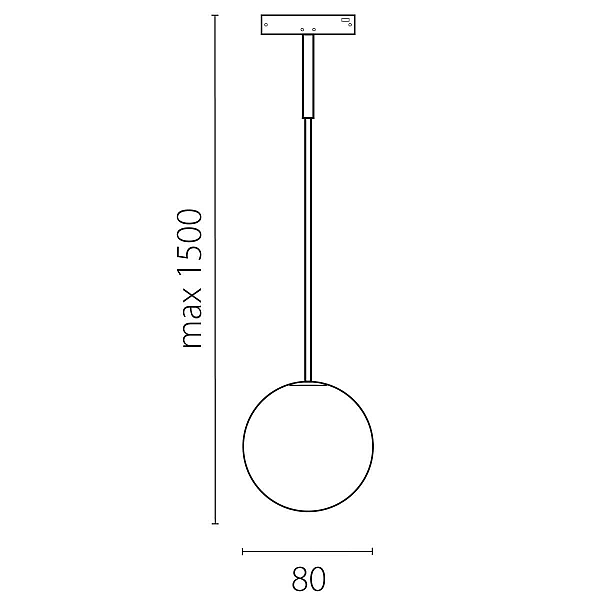 Светильник подвесной 24V 3W 90LM 180° 4000K, черный/белый матовый Linea Lightstar 206747