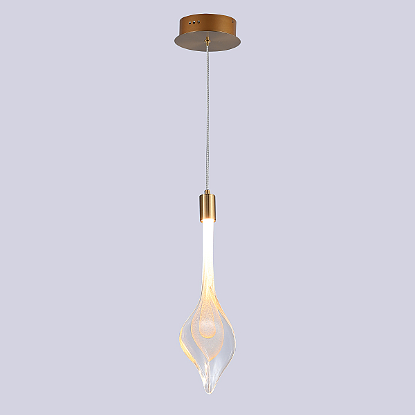 Подвесной светильник Delight Collection P98066-1 antique brass
