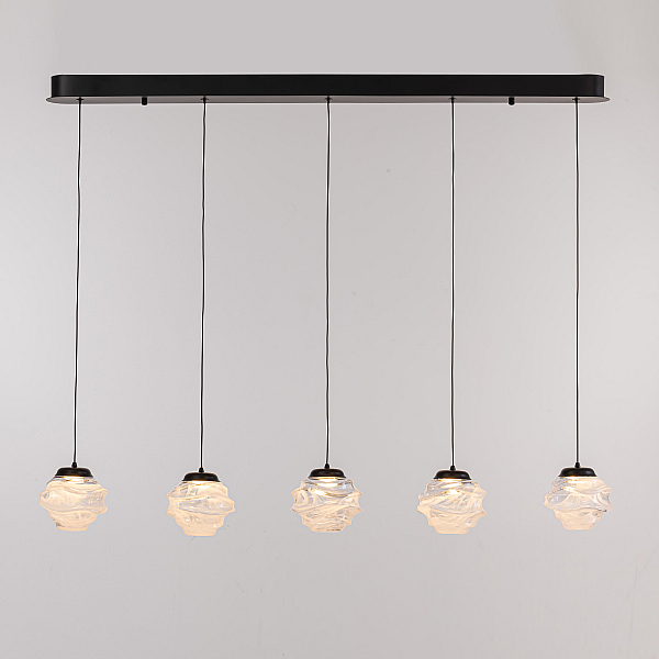 Подвесной светильник Delight Collection MD25030003-5B matt black/clear
