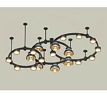 Комплект подвесного светильника Ambrella Light Techno Ring XR92222001 (A9222, A9227, C9233, C9242, C9238, C9232, N8145, N8124)