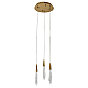 Подвесной светильник Delight Collection OD2438-3 gold/clear
