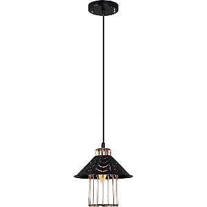 Подвесной светильник Reluce 02501-0.9-01 BK+GD