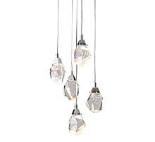 Подвесной светильник Delight Collection Crystal rock OM820083-5C (MD-020B-5 chrome)