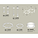 Комплект подвесного светильника Ambrella Light Techno Ring XR92211004 (A9221, A9226, C9236, C9231, N8433)