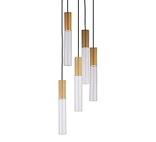 Подвесной светильник Delight Collection Flume MD2045-5A ant.brass