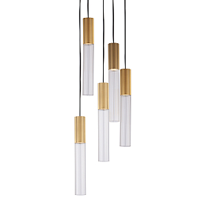 Подвесной светильник Delight Collection Flume MD2045-5A ant.brass