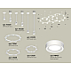 Комплект подвесного светильника Ambrella Light Techno Ring XR92212250 (A9221, A9226, C9241, C9232, C9236, C9231, N8433)