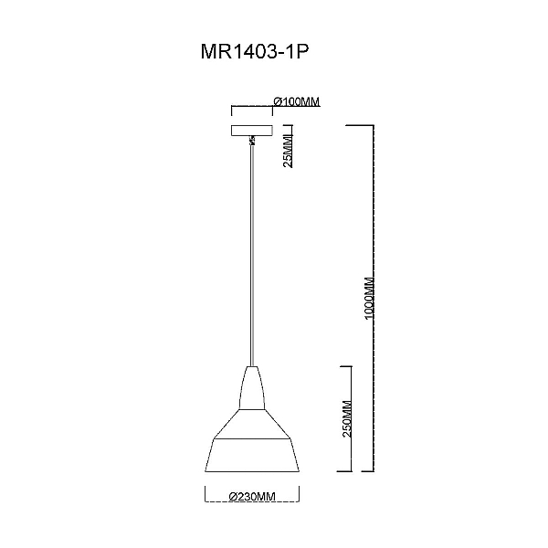 Подвесной светильник MyFar Brigitte MR1403-1P