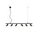 Подвесной светильник Crystal Lux RIVO SP6 L1200 BL