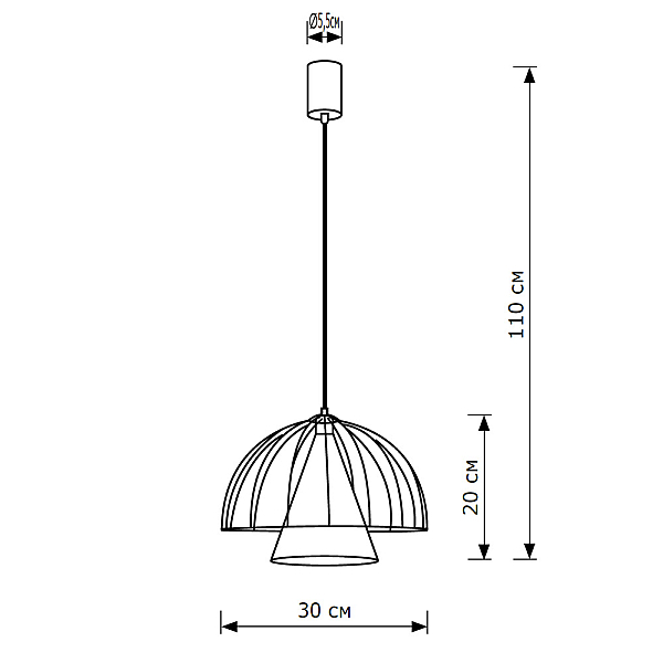 Подвесной светильник LightHall Iris LH012097