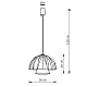 Подвесной светильник LightHall Iris LH012097